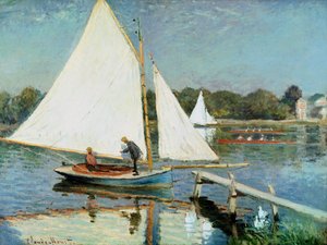 Voile à Argenteuil, c.1874